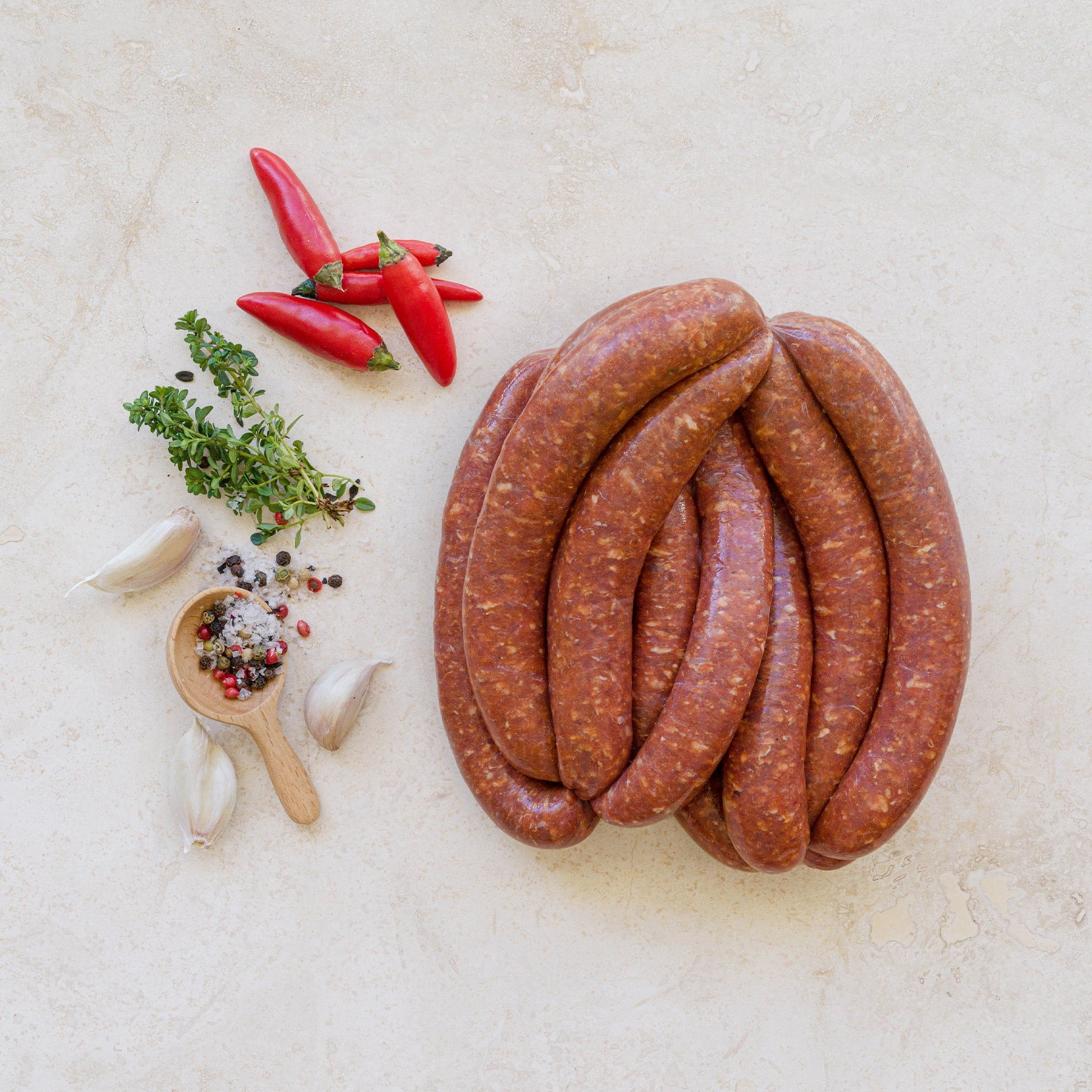 Gourmet Lamb Merguez Sausages 1kg Gamekeepers Of Australia