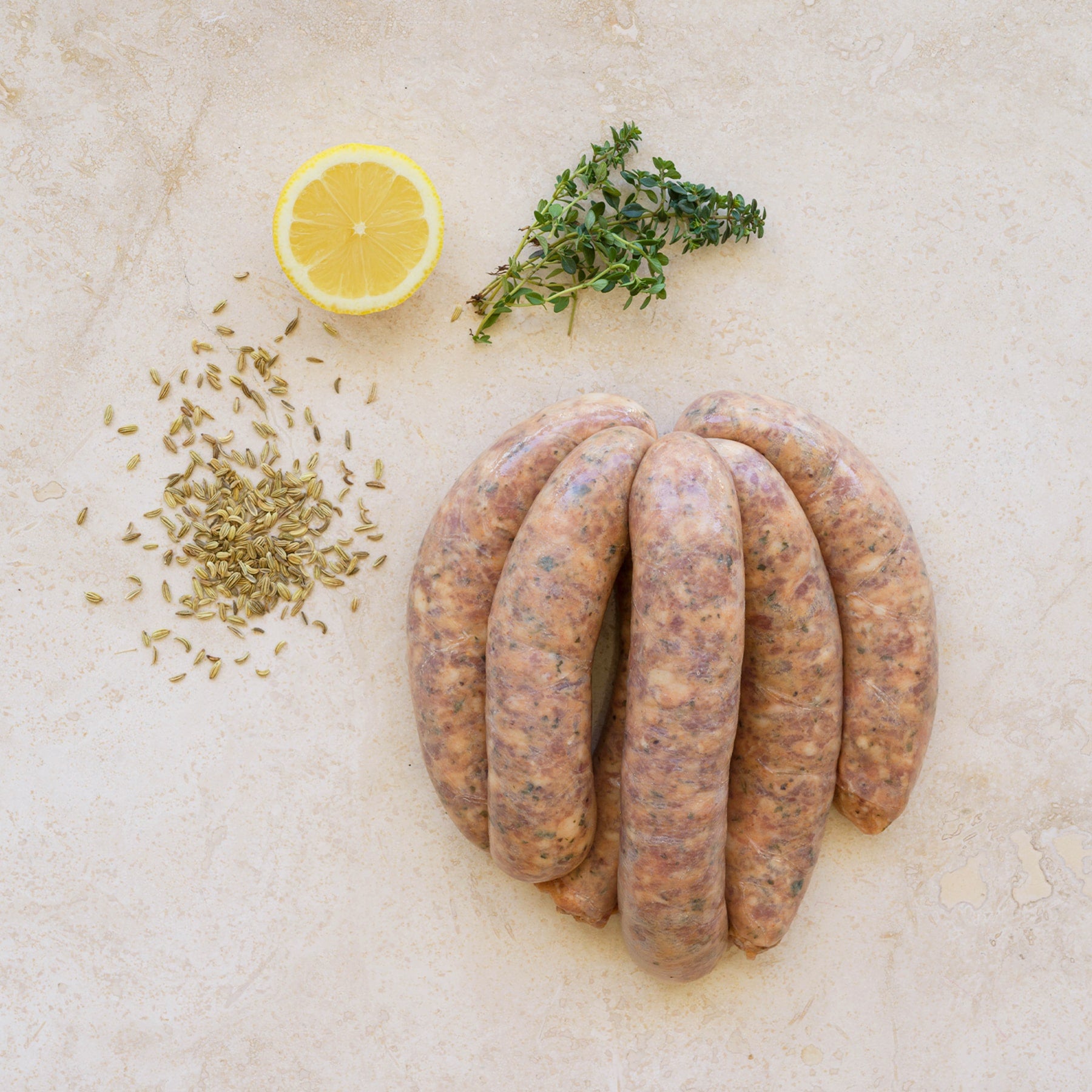Gourmet Pork & Fennel Sausages 1kg Gamekeepers of Australia