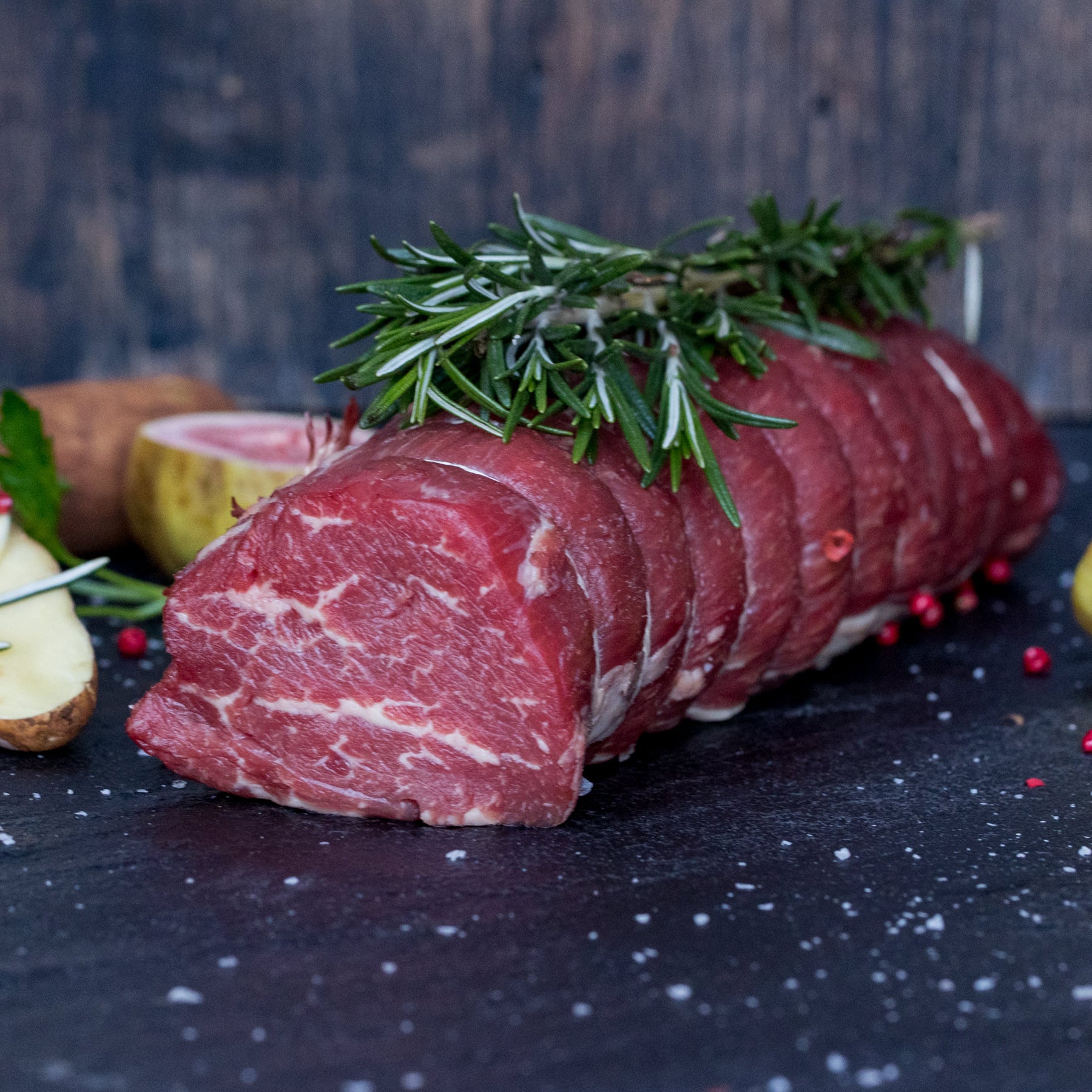 Beef Eye Fillet Roast Trussed Grain Fed 800g Gamekeepers of Australia
