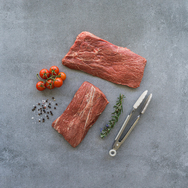 Beef Flat Iron Steak - Grain Fed  (4x 250g)