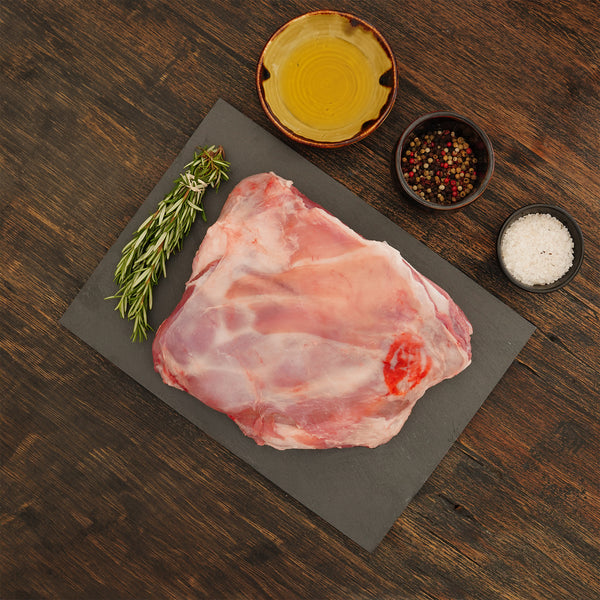 Young Dairy Goat Shoulder Square Cut Bone In (frozen) 2kg