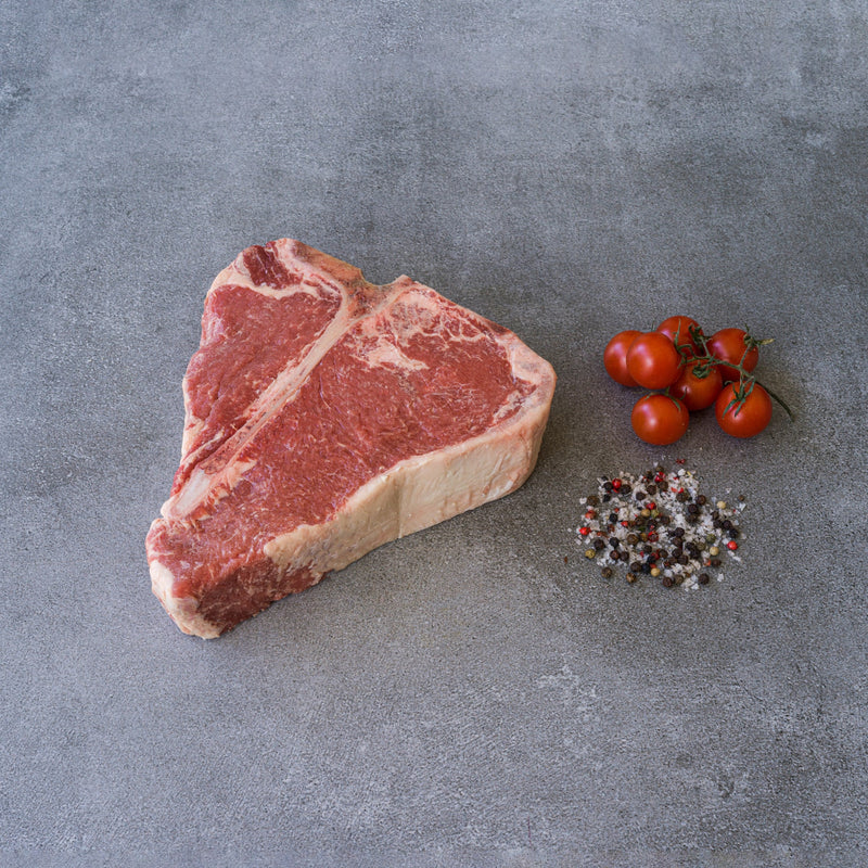 Beef T-Bone Steak - Grain Fed 1kg