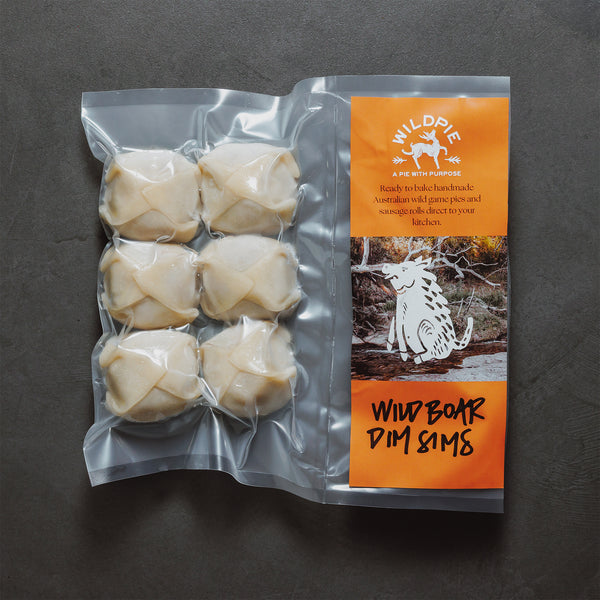 Wildpie Wild Boar Dim Sim – 6 per Pack (frozen)