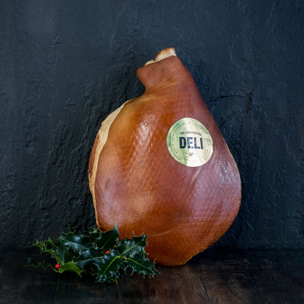 Raven's Creek Free Range Christmas Berkshire Ham On the Bone Whole - Traditionally Wood Smoked 7kg