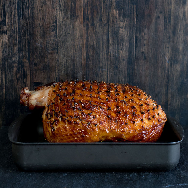 Raven's Creek Free Range Christmas Ham On the Bone Half - Traditionally Wood Smoked 3.5 - 4kg