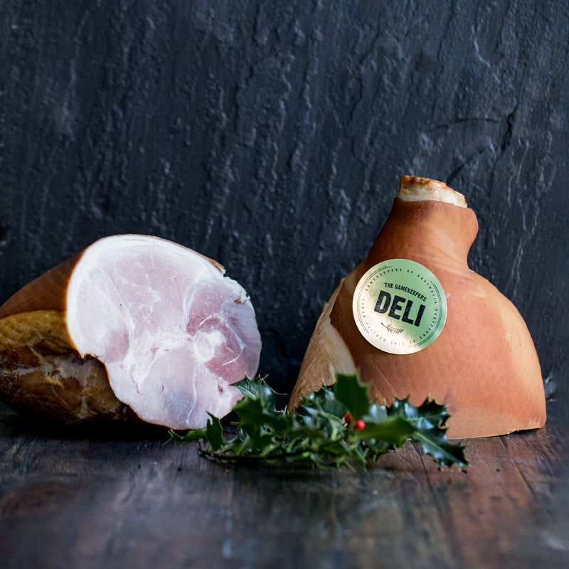 Raven's Creek Free Range Christmas Ham On the Bone Half - Traditionally Wood Smoked 3.5 - 4kg