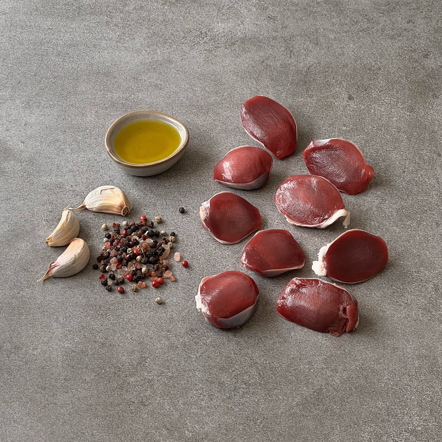 Duck Gizzard (frozen) 2kg Gamekeepers of Australia